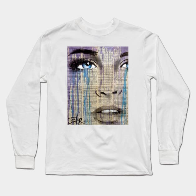 Music in blue Long Sleeve T-Shirt by Loui Jover 